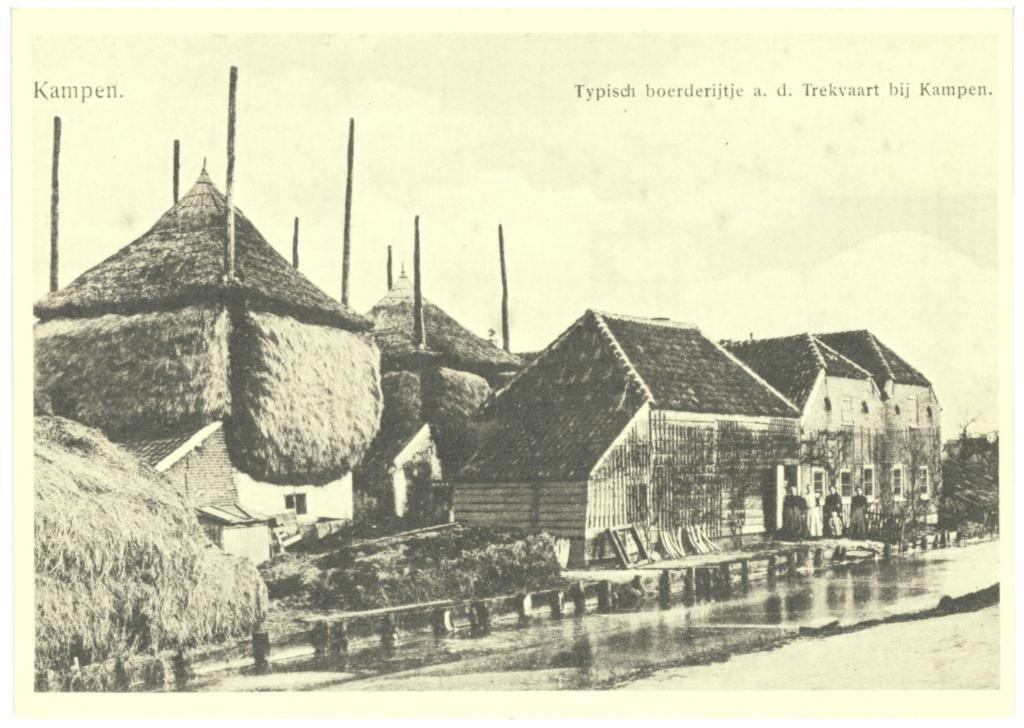992260 Kampen boerderijtje Trekvaart _Nette krt onbeschreven