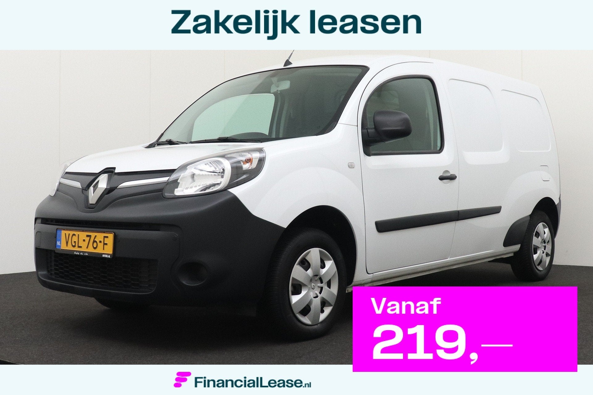 Renault Kangoo Z.E. Maxi XL Koopaccu (94%SOH) Cruise Control, Dealer onderhouden, Stof, Gebruikt, 33 kWh
