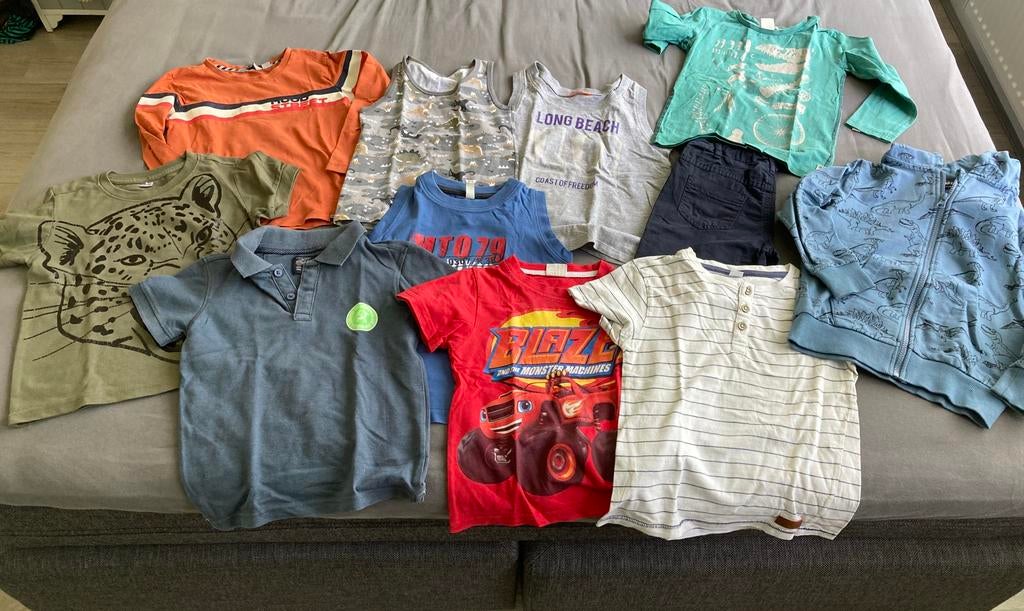 Pakketje kleding jongen maat 104-116, Ophalen of Verzenden, Gebruikt