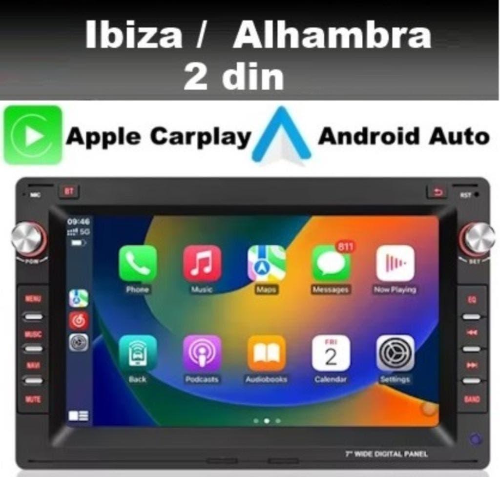 Seat Ibiza Alhambra radio navigatie 7inch android 9.0 dab+, Auto diversen, Ophalen of Verzenden, Nieuw