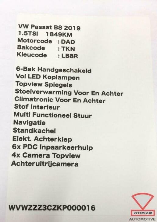 vw passat b8 2019 handgreep hemel, Gebruikt, Volkswagen, Volkswagen AG, Berliner Ring 2
38440  Wolfsburg, DE