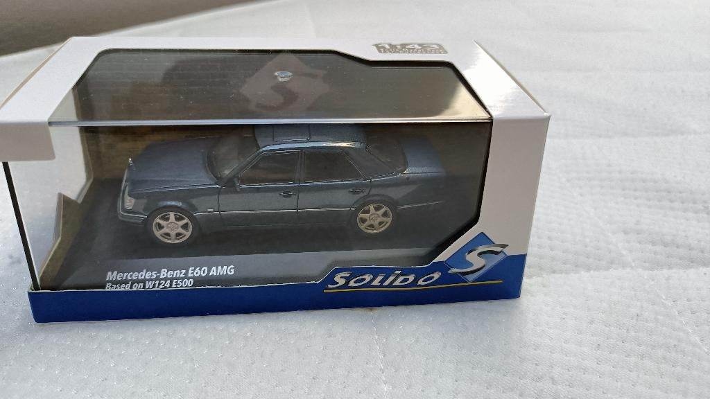 Mercedes-Benz E500 W125 E60 AMG 1/43 Solido, Ophalen, Nieuw, Auto, Solido