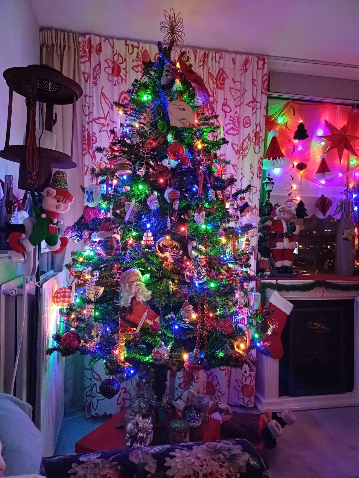 Mooie Kerstboom 1.80 hoog., Diversen, Ophalen, Zo goed als nieuw