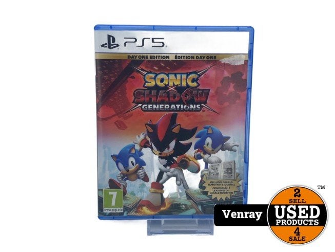 Playstation 5 game: Sonic Shadow generations, Flex Ltd., Zo goed als nieuw, https://flex.com/contact-us, Nobelstraat 10, 5807 GA Oostrum LB, Limburg, Nederland