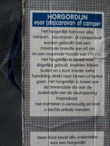 hor, Doe-het-zelf en Verbouw, Deuren en Horren, Ophalen of Verzenden, Nieuw, Overige typen, Minder dan 200 cm