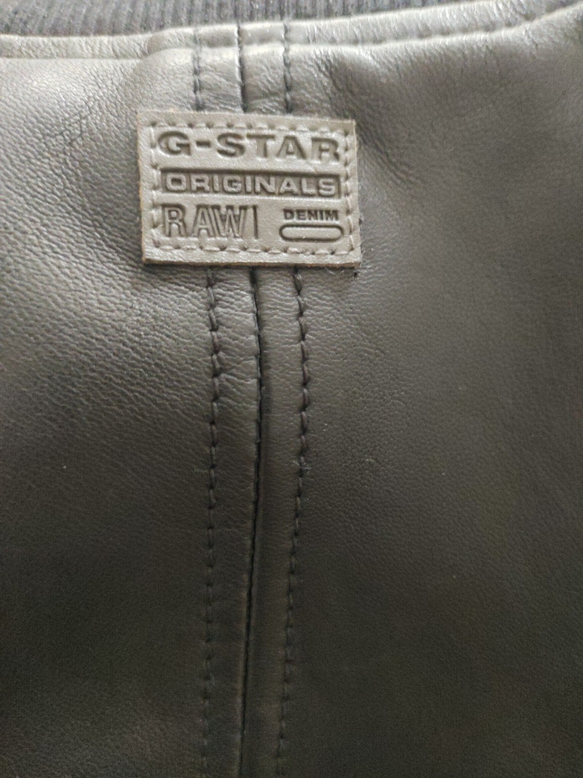 G-Star Raw Leren Jas Zwart Maat L, Verzenden, Zwart, Nieuw, G-Star Raw