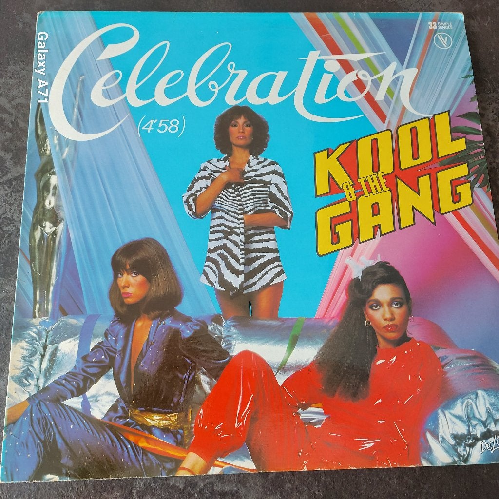 12 inch Maxisingel Kool & The Gang - Celebration (1980), Gebruikt, Ophalen of Verzenden, Fotohoes, Disco
