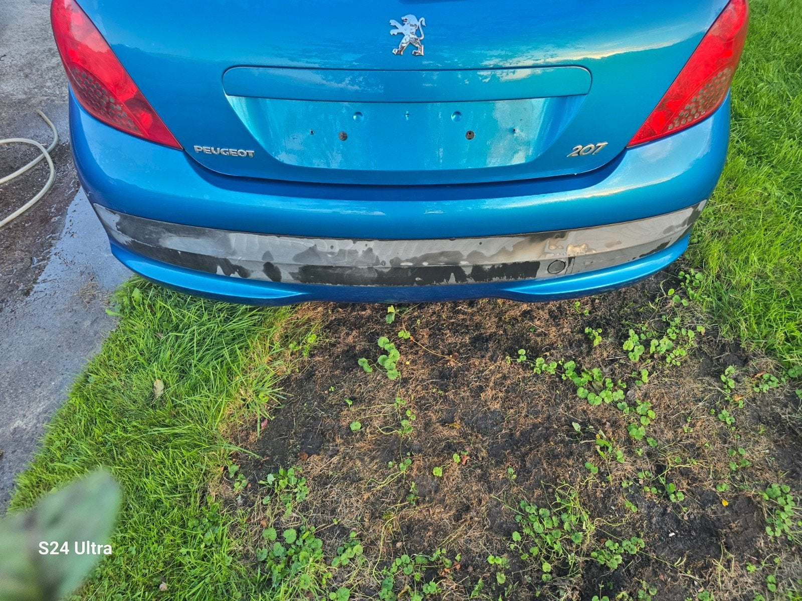peugeot 207 achter bumper KMU, Auto-onderdelen, Ophalen of Verzenden, Achter, Peugeot, Bumper