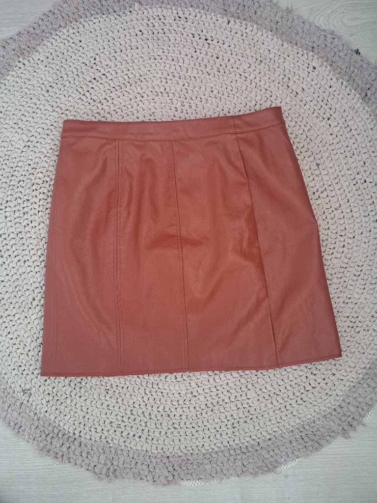 lederlook rok (Hema) xl, Overige kleuren, Maat 46/48 (XL) of groter, Ophalen of Verzenden, Gedragen