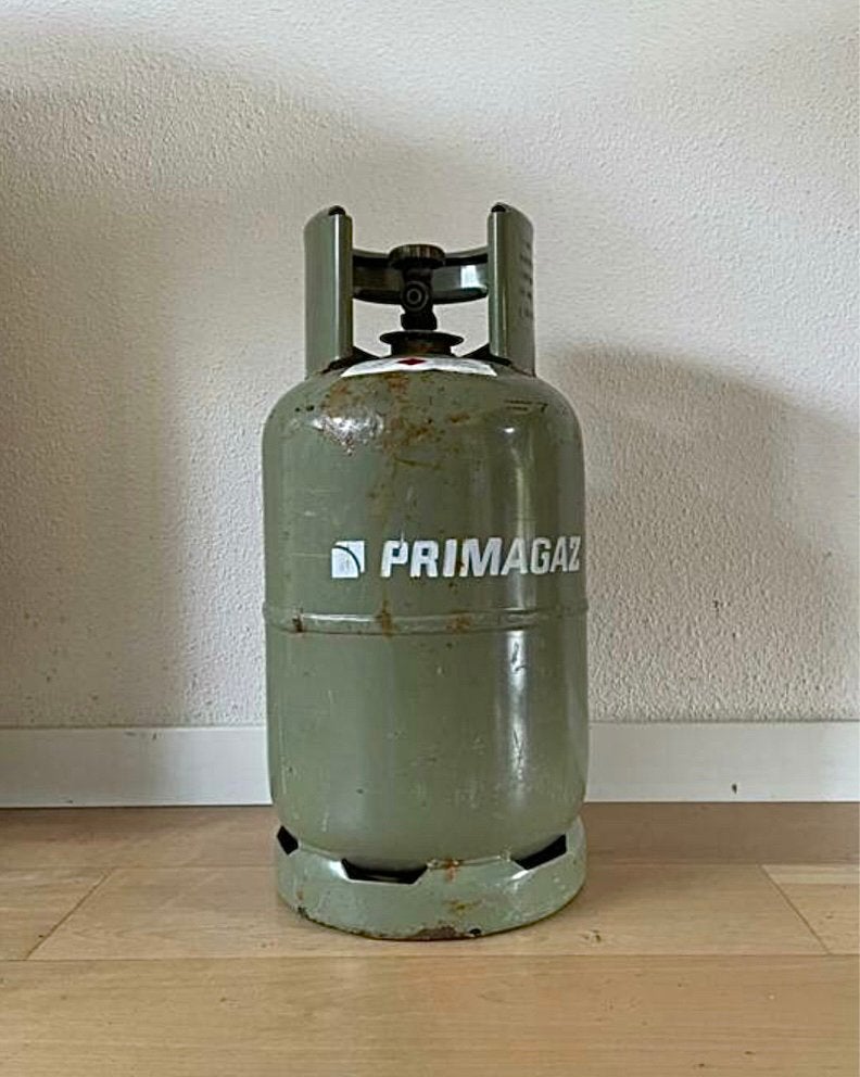 Primagaz grote groene gasfles met nog beetje gas, Ophalen of Verzenden, Gebruikt