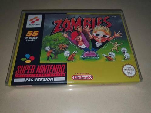 Zombies (Zombies ate my neighbours) SNES Game Case, Spelcomputers en Games, Games | Nintendo Super NES, Zo goed als nieuw, Avontuur en Actie