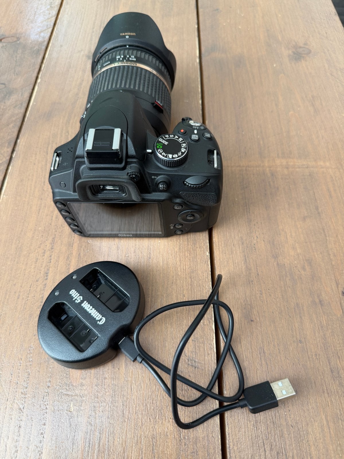 Nikon D3200 Spiegelreflexcamera met Tamron 18-270mm lens, Ingebouwde flitser, Spiegelreflex, Ophalen of Verzenden, Zo goed als nieuw