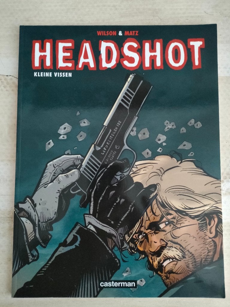 HEADSHOT nr. 1 Kleine vissen, Eén stripboek, Ophalen of Verzenden, Gelezen