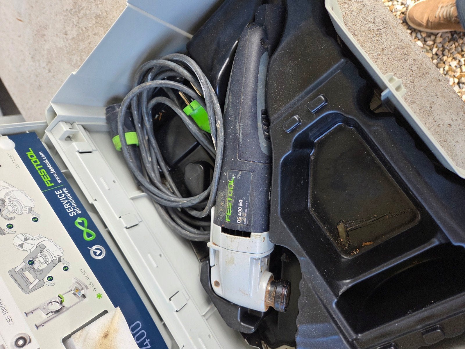 Festool Multitool OS 400 EQ met Systainer, Ophalen, Gebruikt
