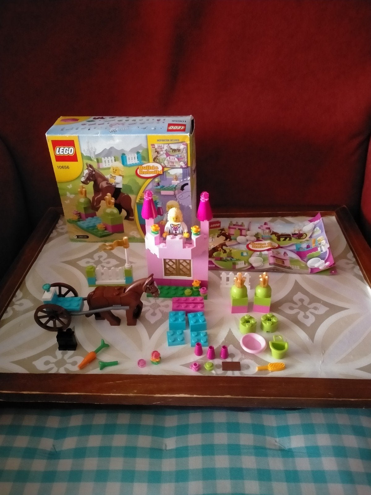 Lego setje 10656 prinses met paard., Kinderen en Baby's, Ophalen of Verzenden, Zo goed als nieuw