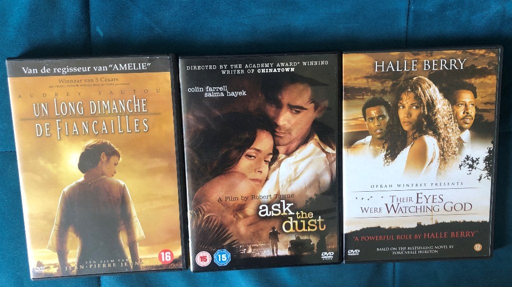 Drama's drie films oa Ask the Dust 1,75 per stuk, Vanaf 16 jaar, Verzenden, Gebruikt, Nederlands