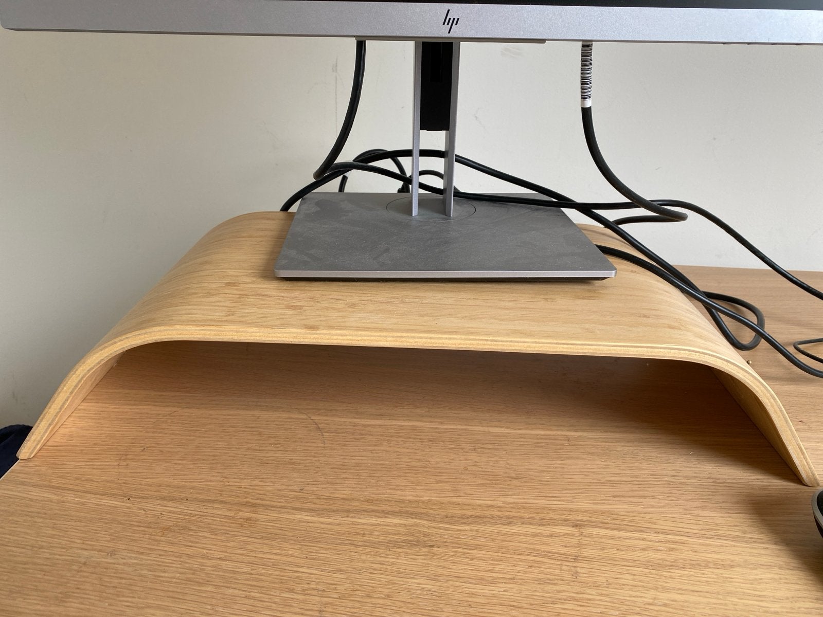 Houten Beeldscherm/Monitor Verhoger, Ophalen, Zo goed als nieuw