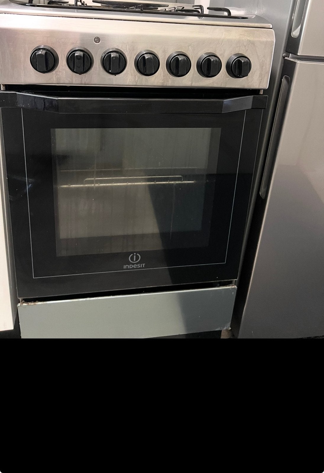 Combi gasfornuis met oven, Witgoed en Apparatuur, Ophalen, 4 kookzones, Zo goed als nieuw, Gas