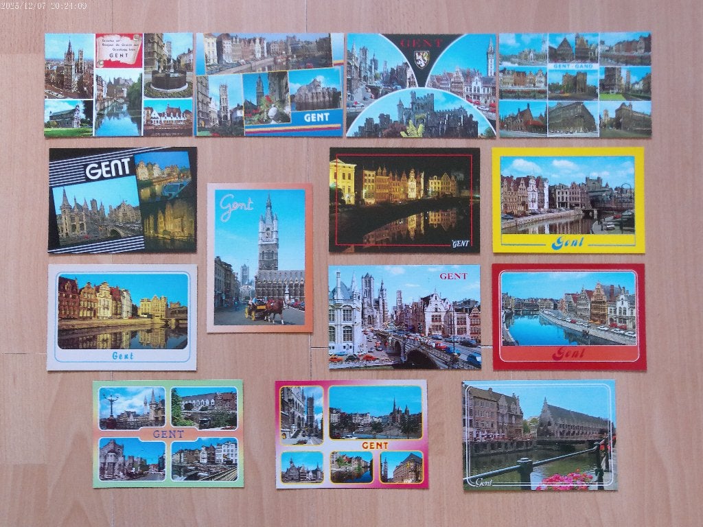 Ansichtkaart ansicht kaart postcard card België Gent - 14 st, Ophalen of Verzenden, 1980 tot heden, Ongelopen, Oost-Vlaanderen