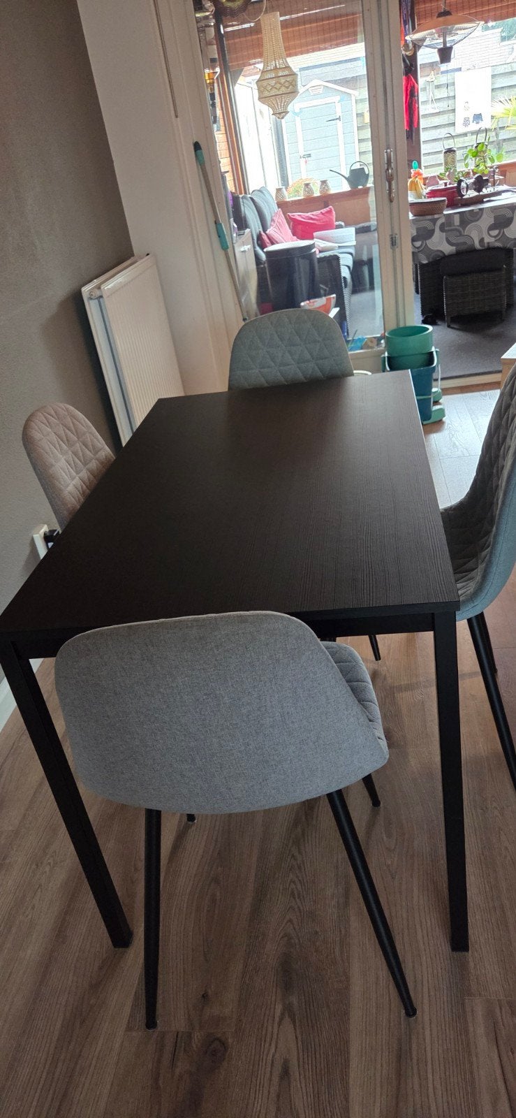 tafel + 4 stoelen, Ophalen, Rechthoekig, 50 tot 100 cm