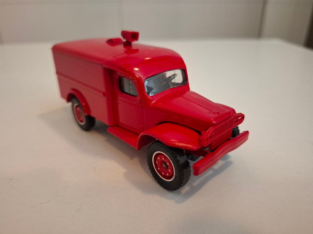 Solido Dodge 6x6 brandweer (nr. 2128), Ophalen of Verzenden, Zo goed als nieuw, Bus of Vrachtwagen, Overige merken