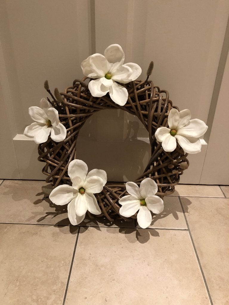 mooie houten krans voor decoratie NIEUW!!, Krans, Nieuw, Ophalen of Verzenden, 35 cm