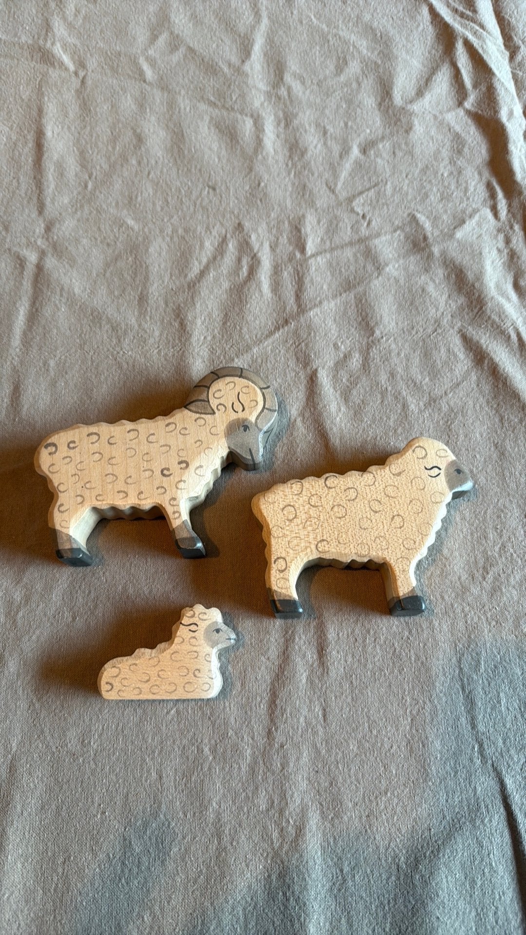 Holztiger schapen, Kinderen en Baby's, Speelgoed | Houten speelgoed, Ophalen of Verzenden, Gebruikt