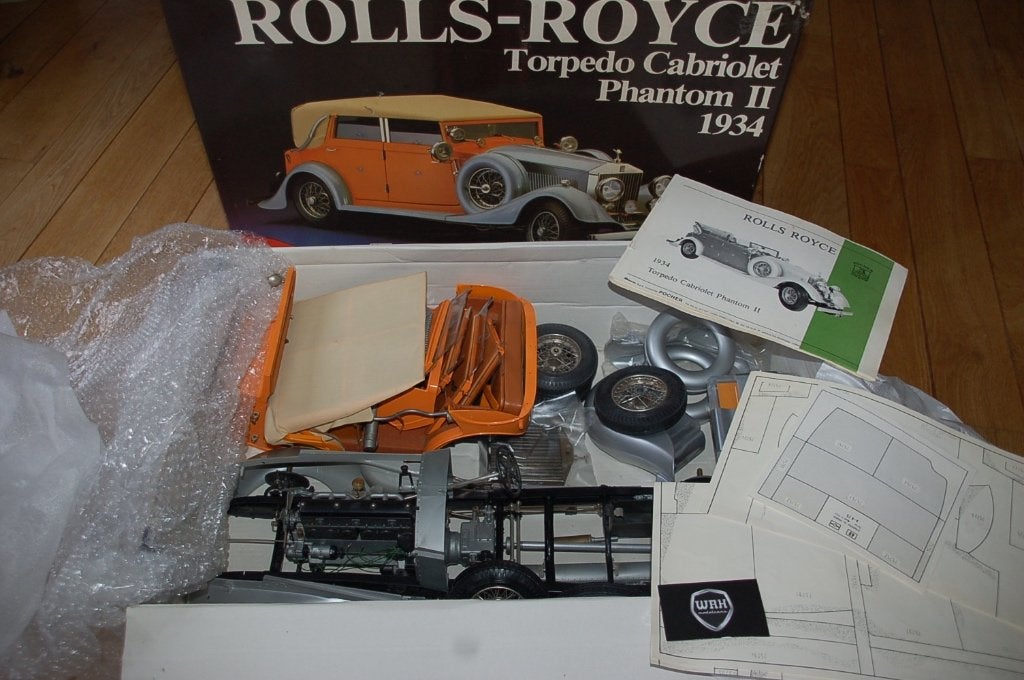 1:8 POCHER Rolls Royce Torpedo Phantom ZIE INFO WRH, Verzenden, Gebruikt, 1:5 t/m 1:8, Auto