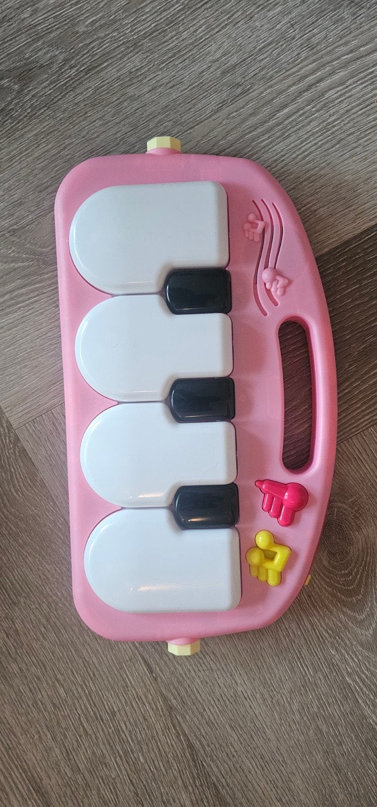 Roze baby piano met geluid en licht, Ophalen, Zo goed als nieuw, Overige typen, Met licht