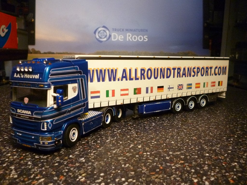 WSI Scania R 730 A.A. v/d Heuvel, Ophalen of Verzenden, Nieuw, Bus of Vrachtwagen, Wsi