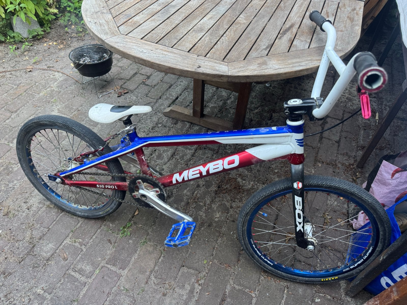Meybo 530 Pro L BMX-fiets, 24 inch of meer, Gebruikt, Velgrem, V-brakes