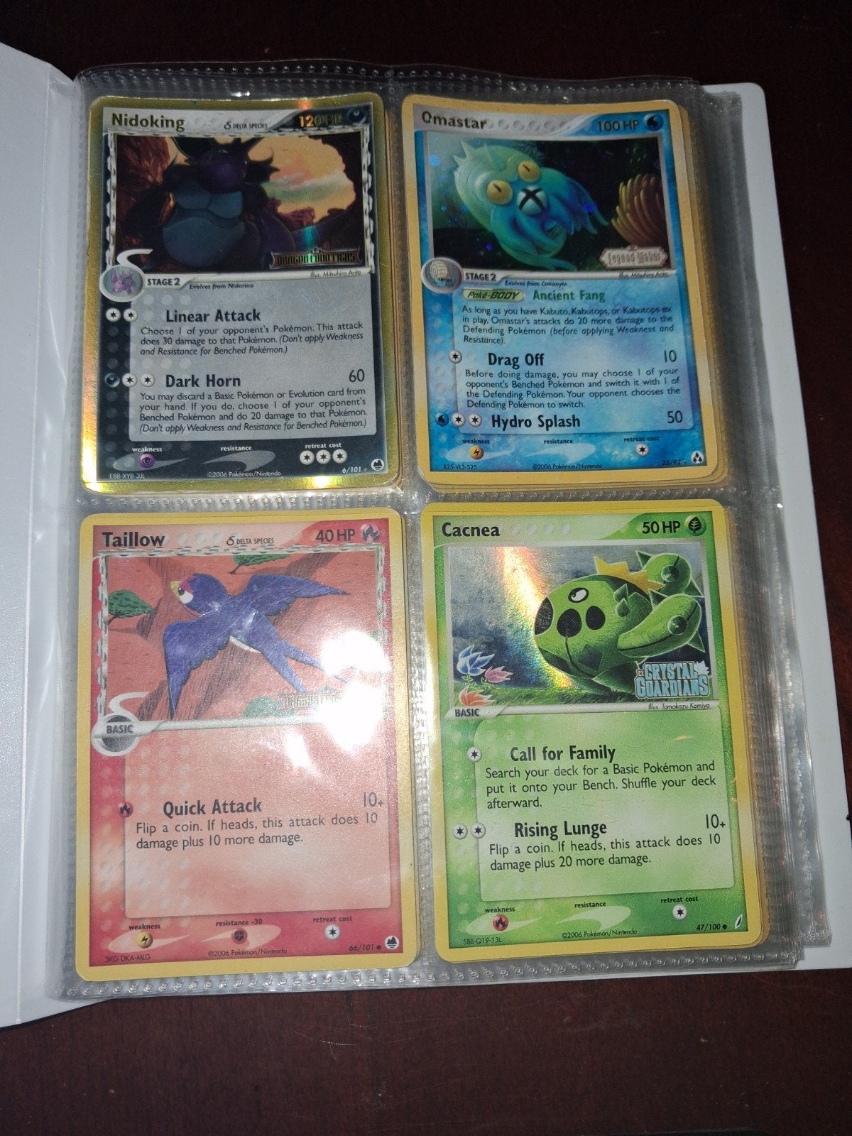Vintage Pokémon kaarten Collectie 32 Holo's Stamped delta, Ophalen of Verzenden, Gebruikt, Meerdere kaarten, Foil