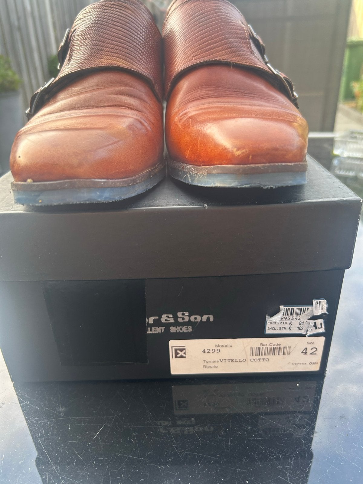 Tailor & Son gespschoenen - maat 42, Bruin, Ophalen of Verzenden, Gespschoenen, Zo goed als nieuw