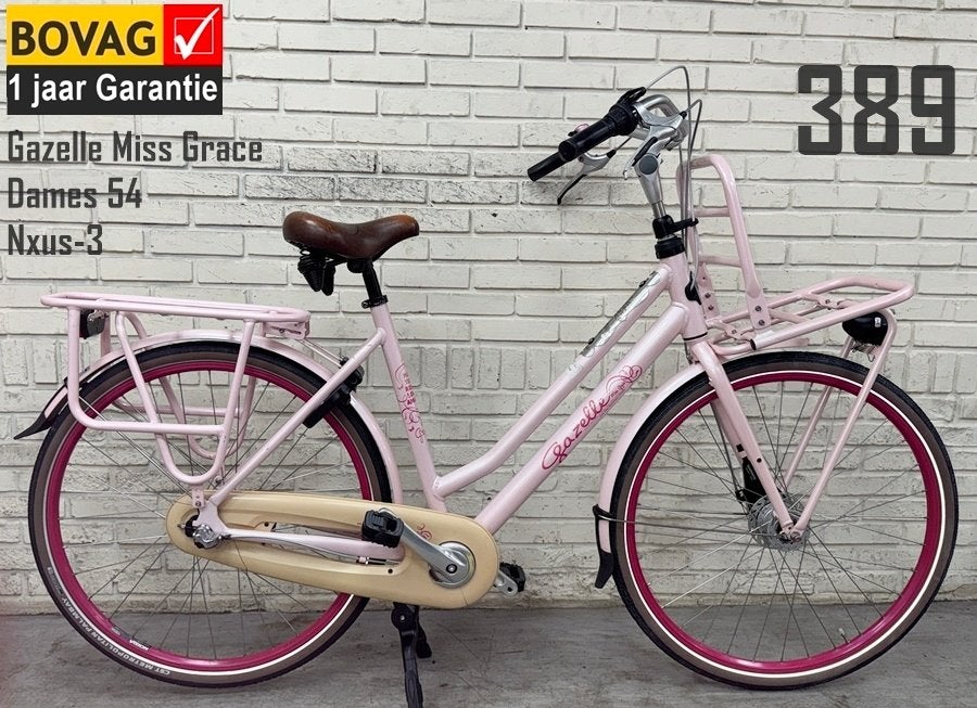Supermooie Gazelle Miss Grace Incl. 1 jr garantie!!, Ophalen, 53 tot 56 cm, Versnellingen, Zo goed als nieuw
