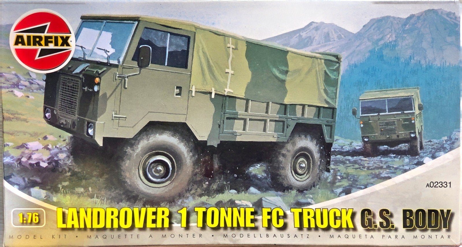 Airfix Land Rover 1 Tonne FC Truck G.S. Body modelbouwkit, Ophalen of Verzenden, 1:50 of kleiner, Truck, Airfix