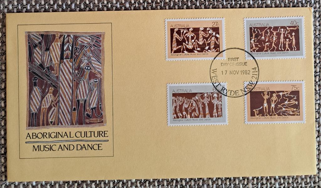Envelop – ABORIGINAL CULTURE Australia   1982, Ophalen of Verzenden, Envelop