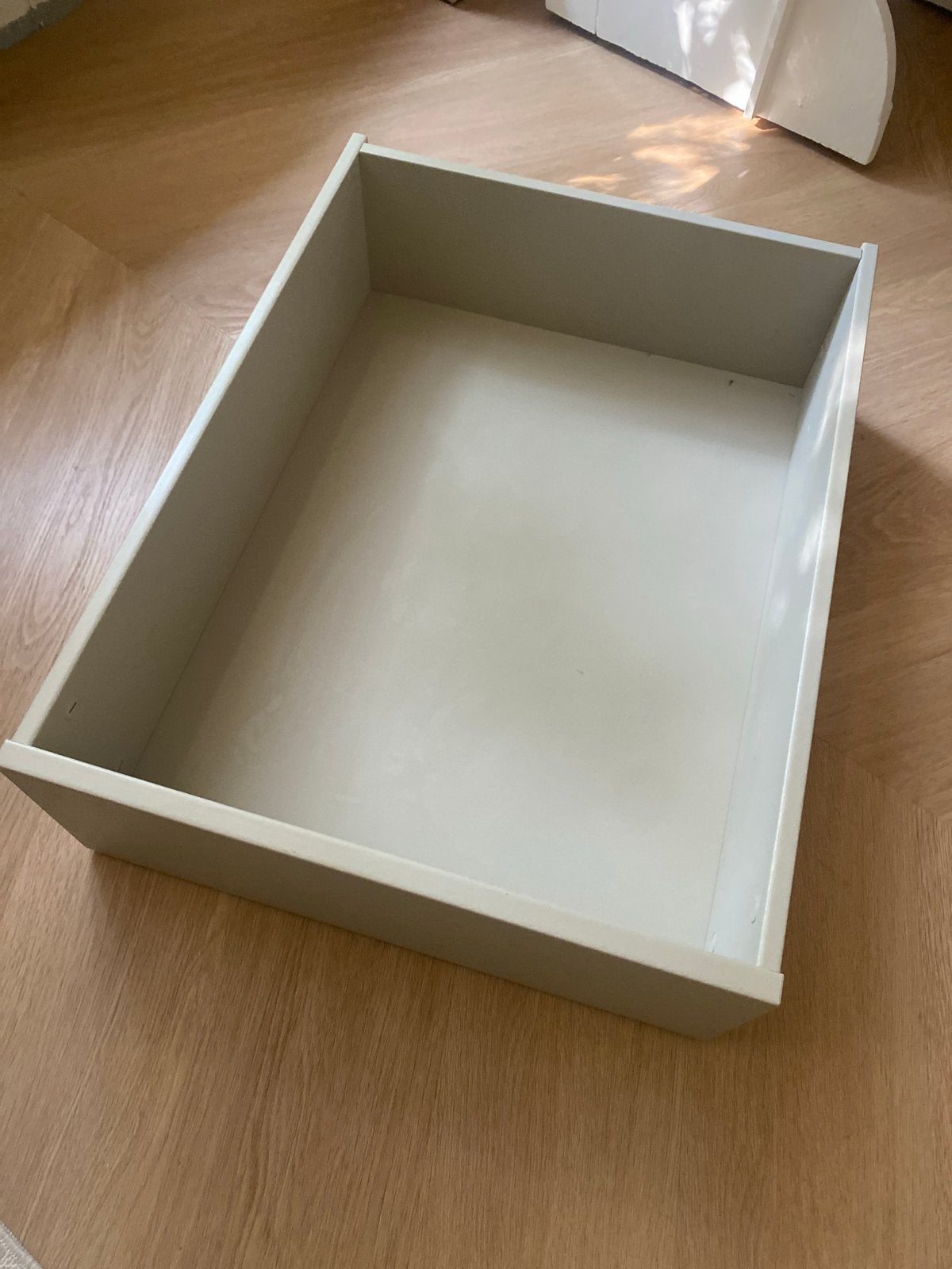 IKEA Komplement lade 50x58 cm grijs beige met rails, Ophalen, Gebruikt