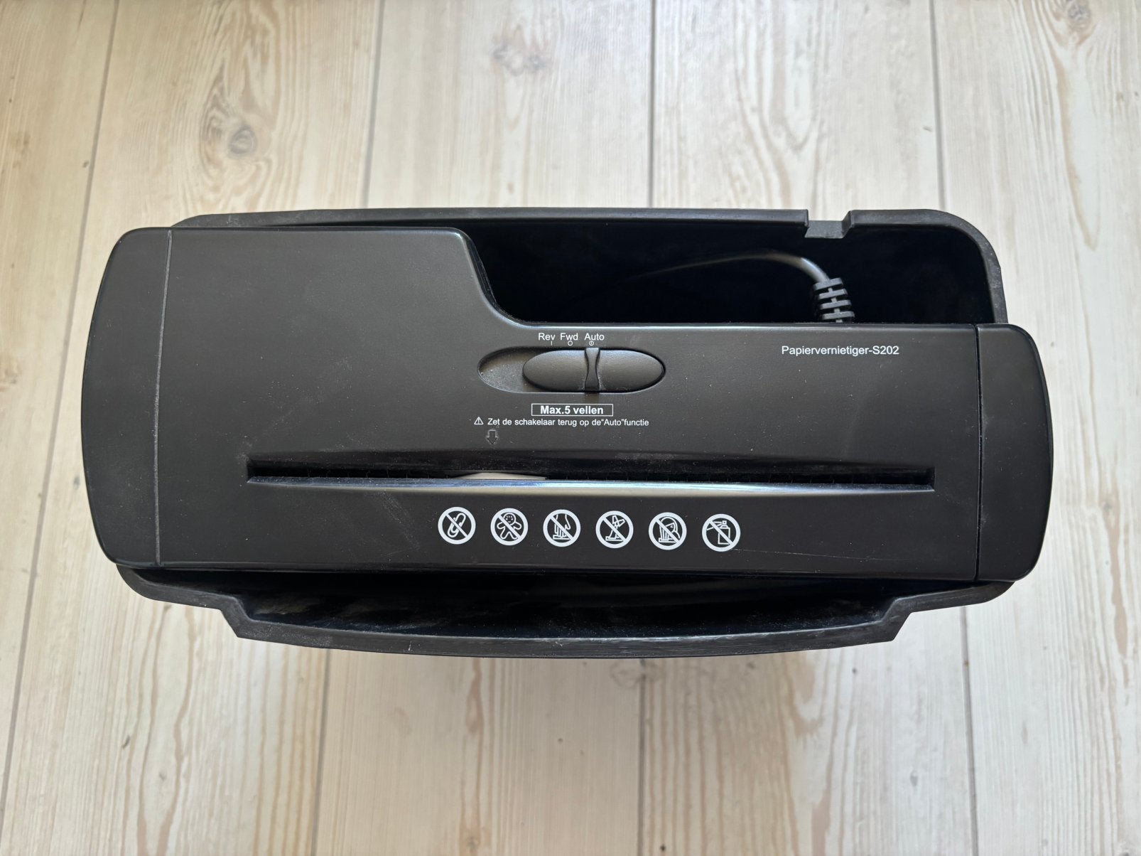 Papierversnipperaar elektrisch, Diversen, Ophalen of Verzenden, Gebruikt