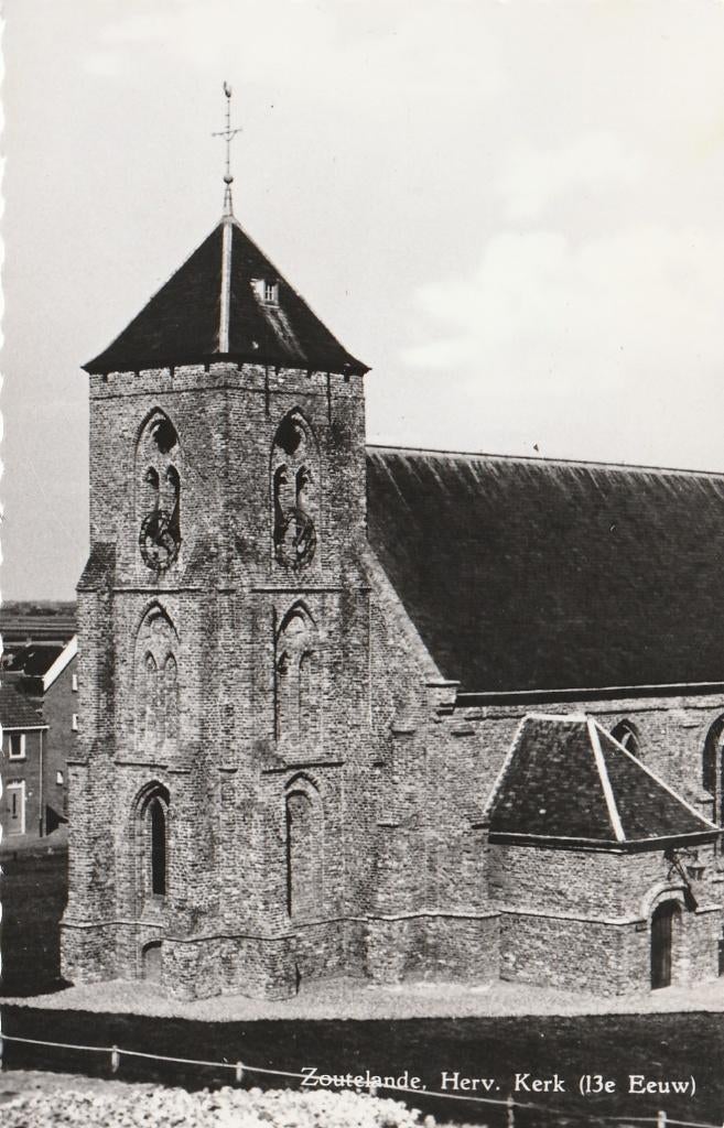ZOUTELANDE Herv. Kerk, Verzenden, 1960 tot 1980, Ongelopen, Zeeland