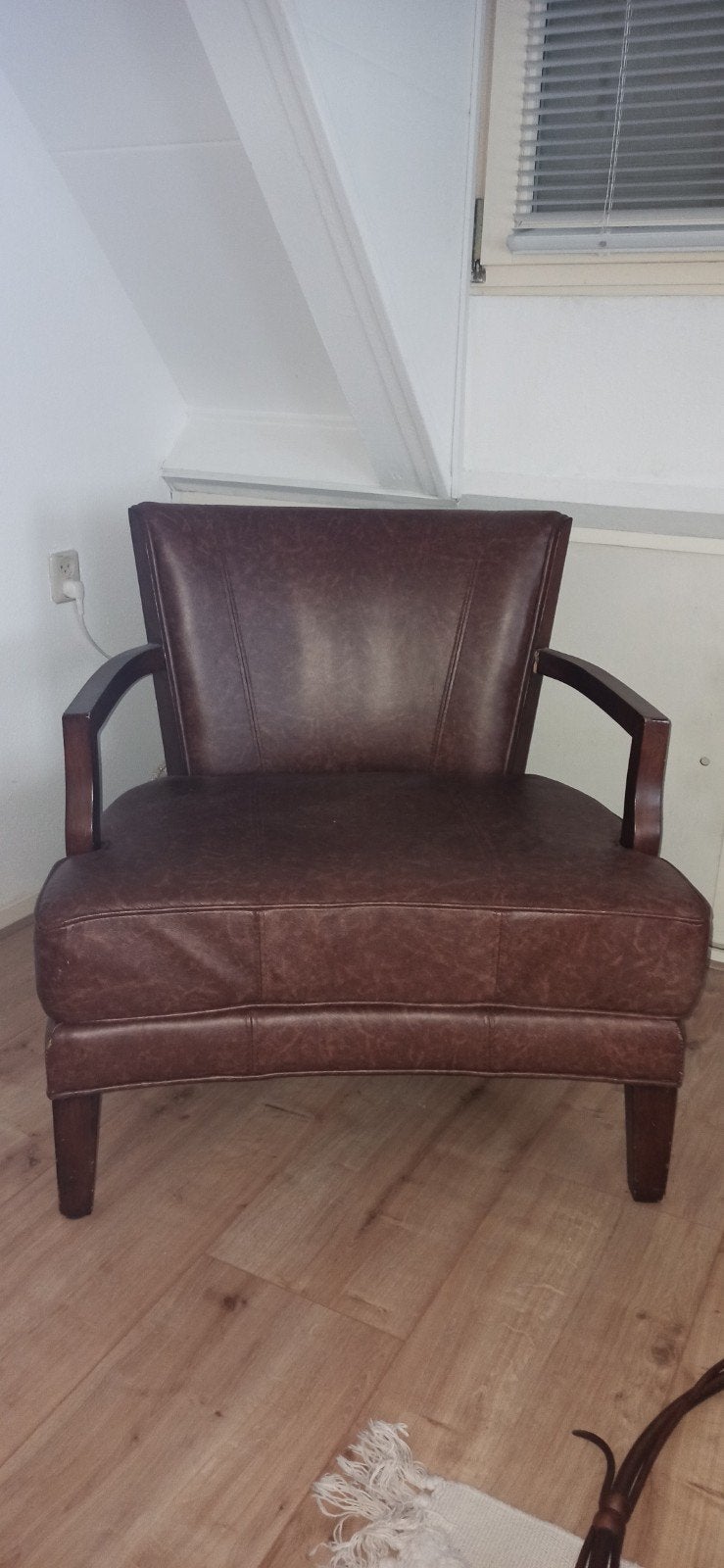 Leuke stoel., Huis en Inrichting, Fauteuils, Ophalen, Kunststof, Gebruikt, 75 tot 100 cm