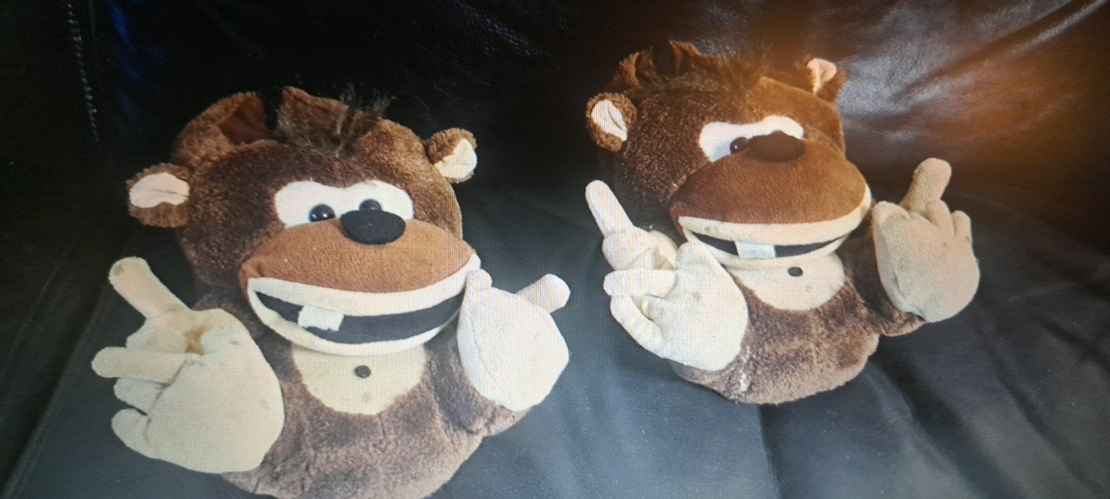 Grappige Apen Pantoffels - Comfortabel en Uniek, Bruin, Nieuw, Ophalen of Verzenden, Onbekend