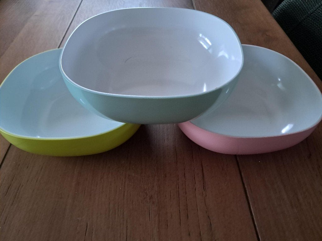 Set van 3 kommen Rosti Mepal 600 ml, Kunststof, Overige merken, Nieuw, Ophalen of Verzenden