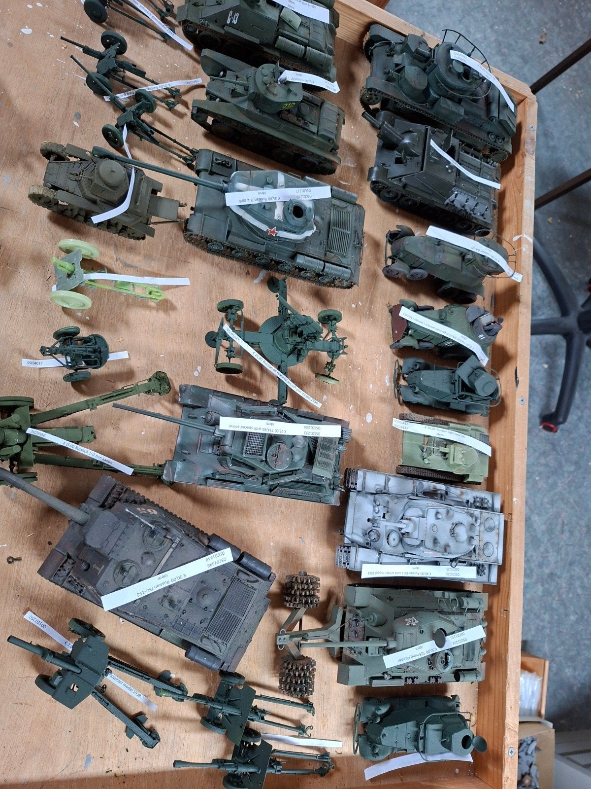 Russische modelbouw 1/35  tanks en kanonnen, Ophalen of Verzenden, 1:32 tot 1:50, Tank, Overige merken