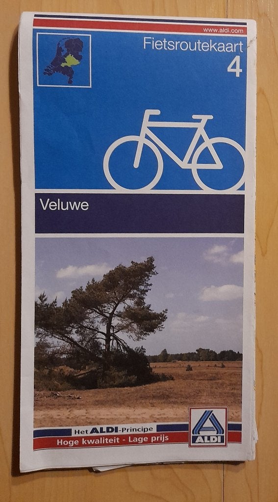 FIETSROUTEKAART 4 VELUWE, Ophalen of Verzenden, Zo goed als nieuw