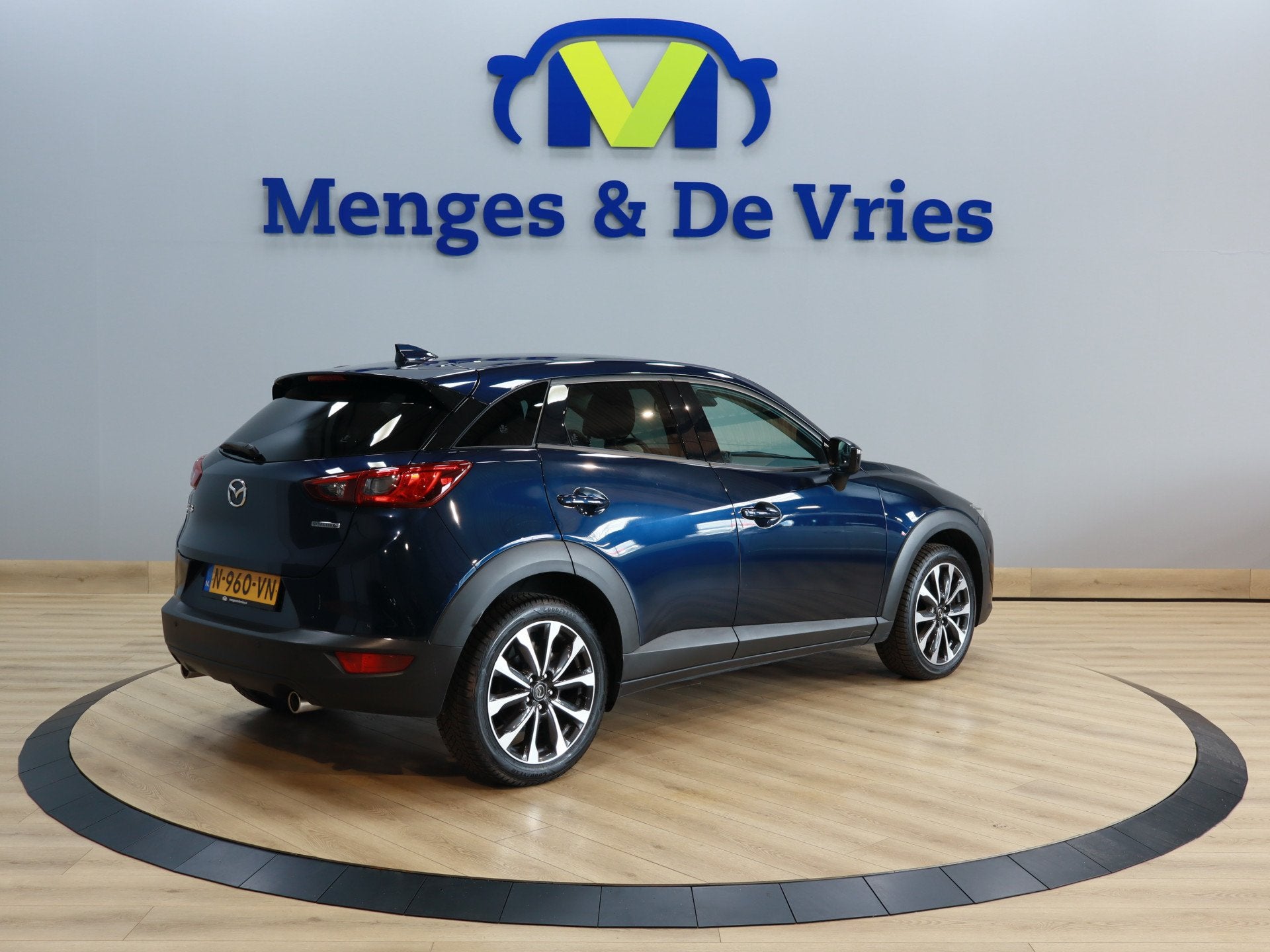 Mazda CX-3 2.0 SkyActiv-G 121 Sportive Airco ECC | NAP | Sto, Auto's, Voorwielaandrijving, 4 cilinders, Blauw, 122 pk