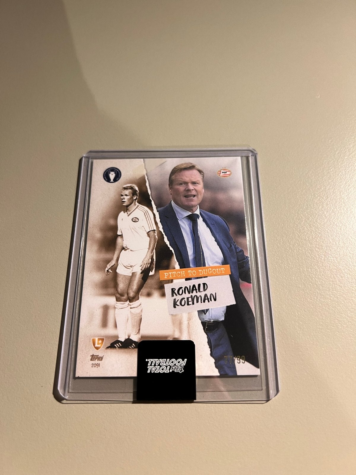 Ronald Koeman Topps Total Football Spelerskaart 77/99, Ophalen of Verzenden, Nieuw, PSV, Spelerskaart