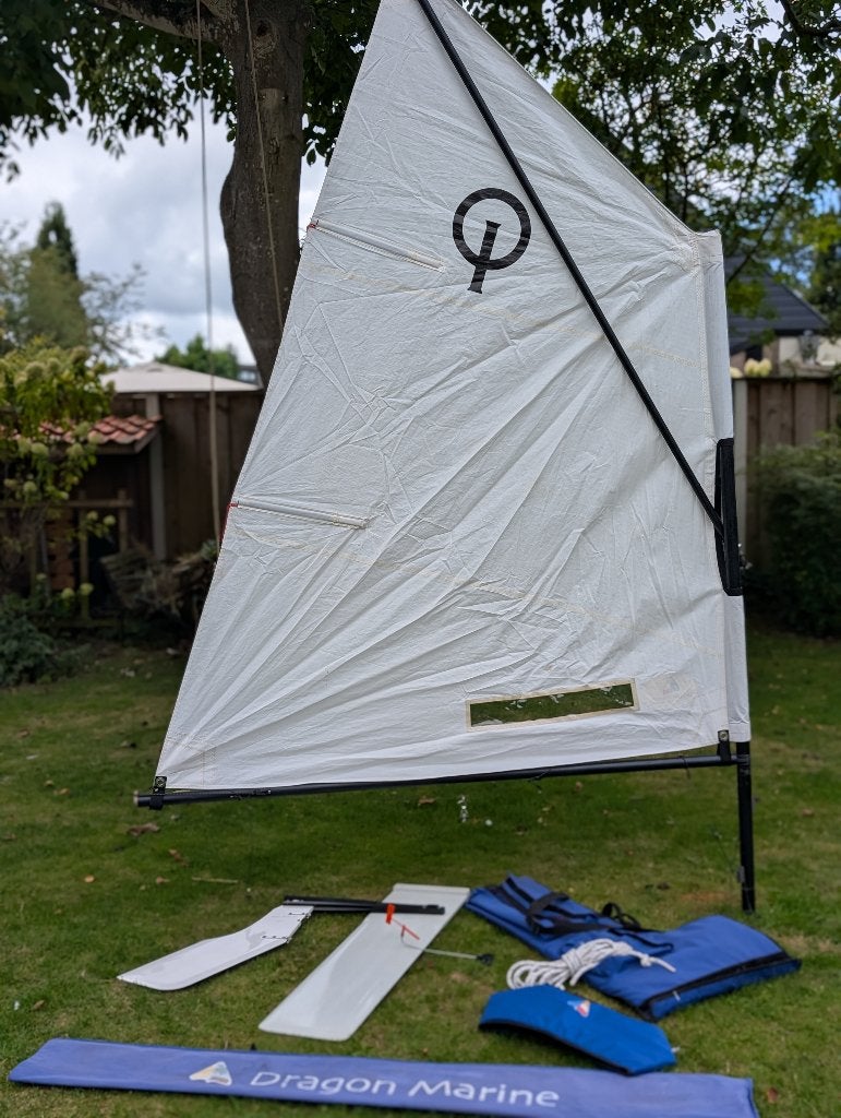 Dragon Marine set voor Optimist, Gebruikt, Ophalen, Minder dan 3 meter, Minder dan 15 m²