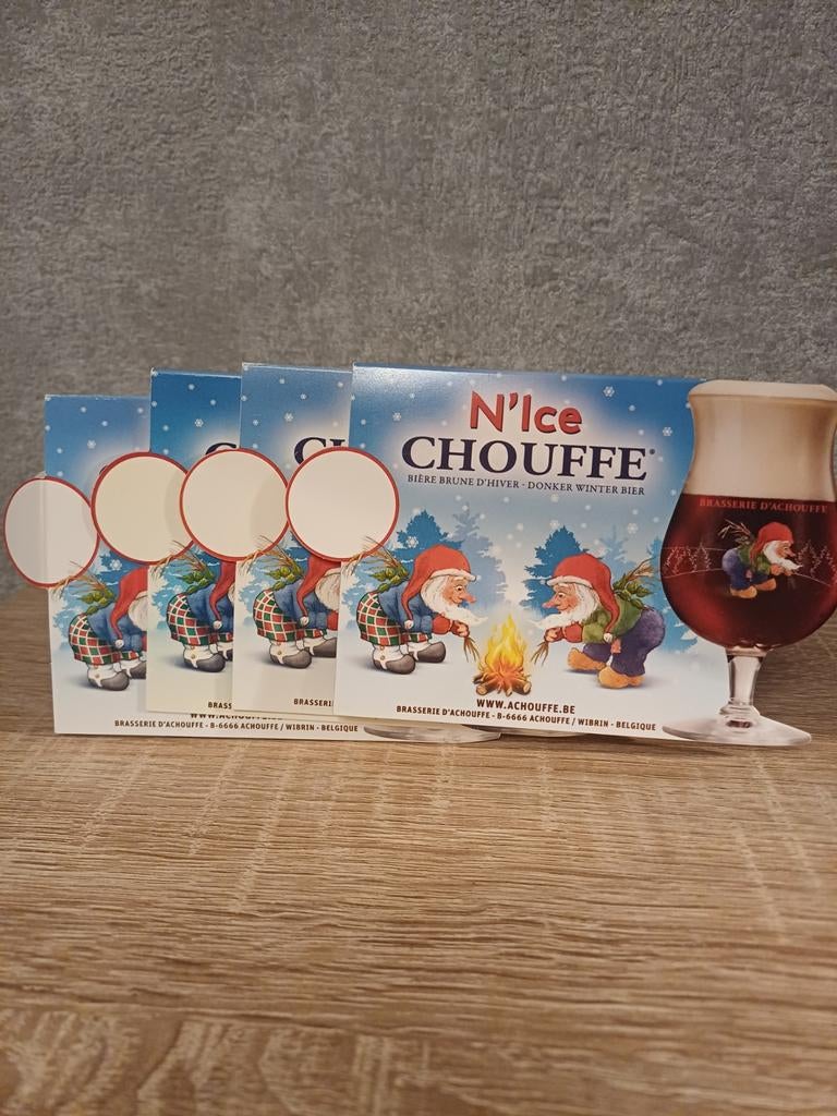 N'Ice Chouffe tafelstandaard- set van 4, Ophalen of Verzenden, Nieuw