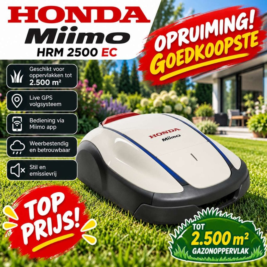 Honda Miimo HRM 2500 live Robotmaaier, Honda, Bestuurbaar via app, Nieuw, Ophalen of Verzenden
