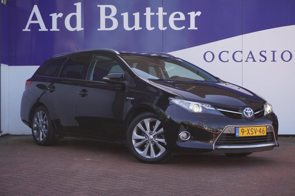 Toyota Auris Touring Sports 1.8 Hybrid Lease Xenon+Panodak+1, Euro 5, Stof, Zwart, Zwart